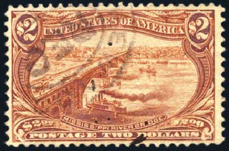 US Stamps Price Scott 293: 1898 US$2.00 Trans Mississippi Exposition. Harmer-Schau Auction Galleries, Feb 2010, Sale 84, Lot 1506