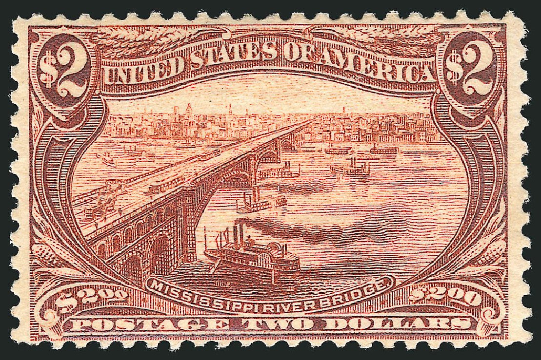 Value of US Stamps Scott # 293: US$2.00 1898 Trans Mississippi Exposition. Robert Siegel Auction Galleries, Dec 2012, Sale 1037, Lot 1926