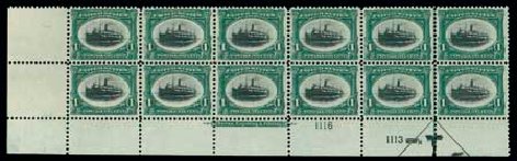 Price of US Stamp Scott Cat. 294: 1901 1c Pan American Exposition. Matthew Bennett International, Dec 2007, Sale 325, Lot 1877
