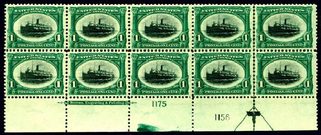 US Stamps Prices Scott Catalogue #294 - 1c 1901 Pan American Exposition. Matthew Bennett International, Jun 2008, Sale 328, Lot 828