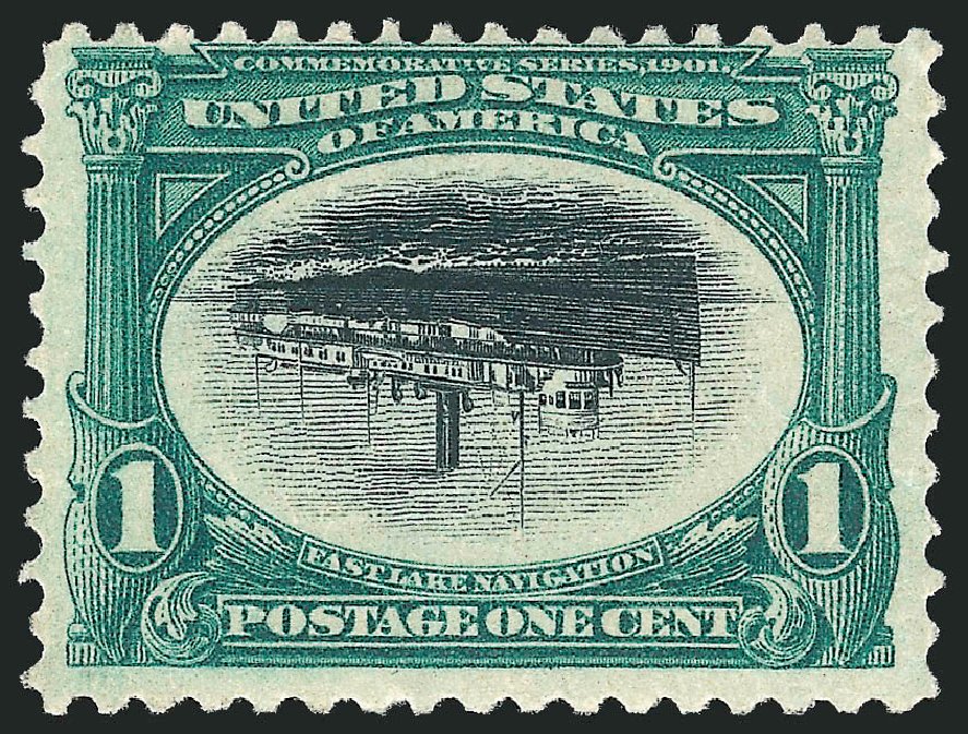 Price of US Stamp Scott Cat. 294 - 1c 1901 Pan American Exposition. Robert Siegel Auction Galleries, Jun 2012, Sale 1025, Lot 208