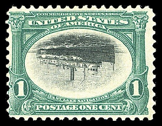 Value of US Stamps Scott Catalogue # 294: 1901 1c Pan American Exposition. Spink Shreves Galleries, May 2014, Sale 148, Lot 248