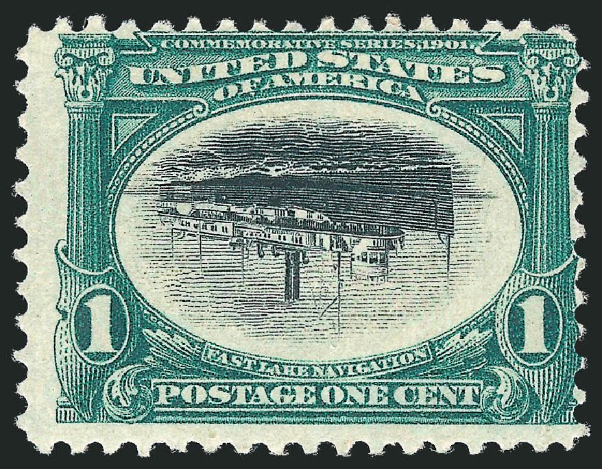 Price of US Stamp Scott 294 - 1901 1c Pan American Exposition. Robert Siegel Auction Galleries, Jun 2012, Sale 1025, Lot 209