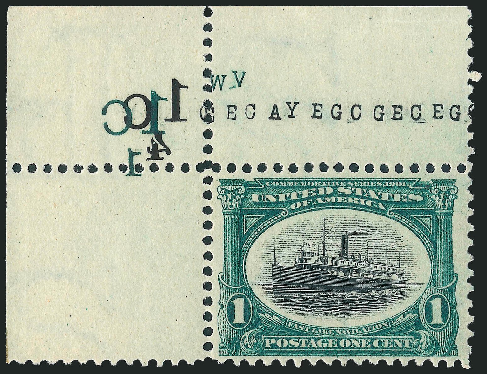 Prices of US Stamps Scott Cat. #294: 1c 1901 Pan American Exposition. Robert Siegel Auction Galleries, Dec 2011, Sale 1017, Lot 740