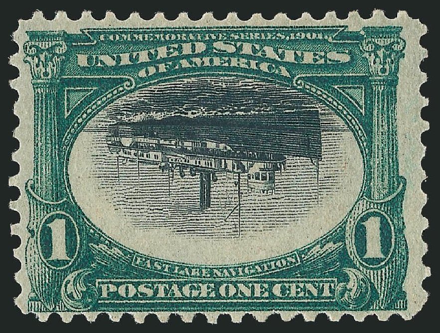 Value of US Stamp Scott # 294: 1901 1c Pan American Exposition. Robert Siegel Auction Galleries, Nov 2013, Sale 1057, Lot 880