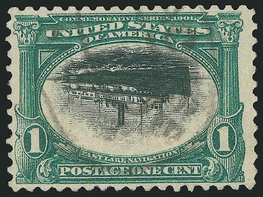 Prices of US Stamp Scott Catalogue 294: 1901 1c Pan American Exposition. Robert Siegel Auction Galleries, Nov 2014, Sale 1084, Lot 3690