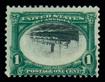 US Stamp Price Scott Catalogue 294: 1901 1c Pan American Exposition. Matthew Bennett International, Oct 2007, Sale 320, Lot 531