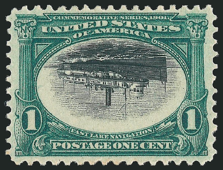 Prices of US Stamp Scott Catalog #294 - 1901 1c Pan American Exposition. Robert Siegel Auction Galleries, Oct 2008, Sale 963, Lot 914