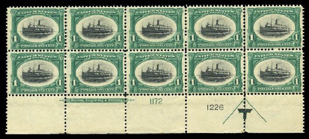 US Stamps Price Scott Catalogue 294 - 1c 1901 Pan American Exposition. Matthew Bennett International, Mar 2011, Sale 337, Lot 2755