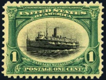 Prices of US Stamps Scott Cat. # 294 - 1901 1c Pan American Exposition. Harmer-Schau Auction Galleries, May 2012, Sale 93, Lot 335