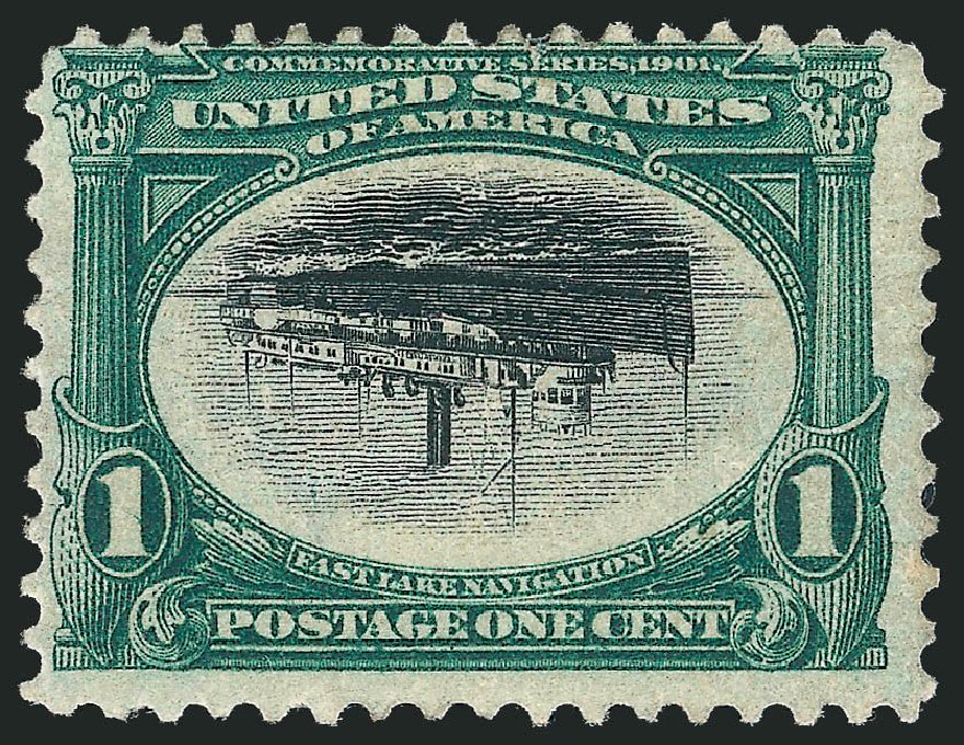 Values of US Stamp Scott #294: 1901 1c Pan American Exposition. Robert Siegel Auction Galleries, Mar 2012, Sale 1021, Lot 475