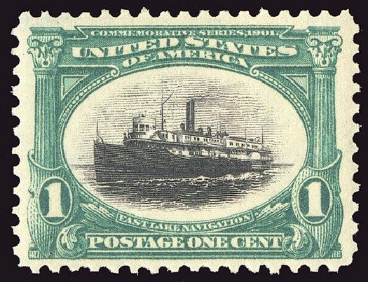 US Stamp Price Scott Catalog # 294 - 1c 1901 Pan American Exposition. Spink Shreves Galleries, Jan 2014, Sale 146, Lot 345