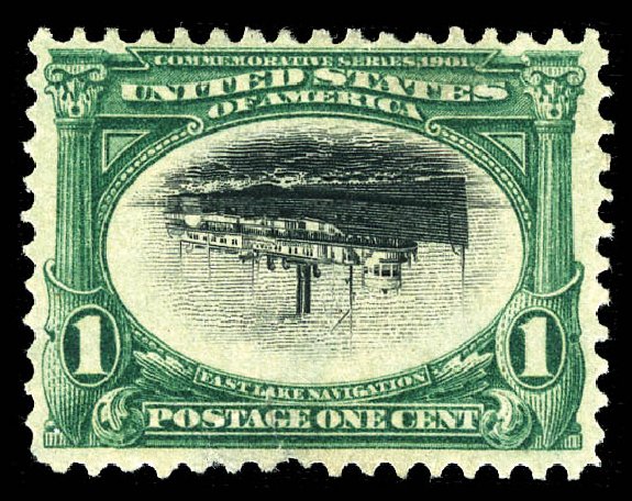 Prices of US Stamp Scott Catalog #294 - 1901 1c Pan American Exposition. Matthew Bennett International, Mar 2012, Sale 344, Lot 4482