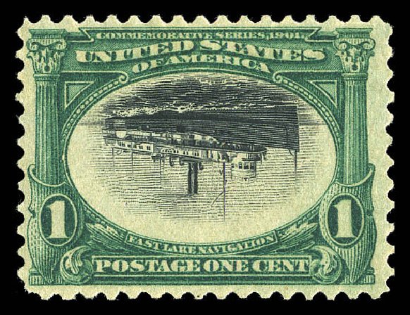 US Stamp Value Scott # 294 - 1c 1901 Pan American Exposition. Matthew Bennett International, Sep 2012, Sale 345, Lot 292
