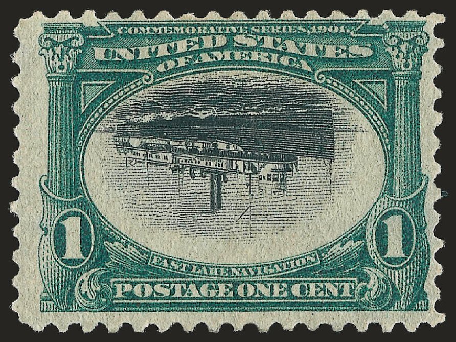 Cost of US Stamps Scott 294: 1c 1901 Pan American Exposition. Robert Siegel Auction Galleries, Jun 2010, Sale 992, Lot 2382