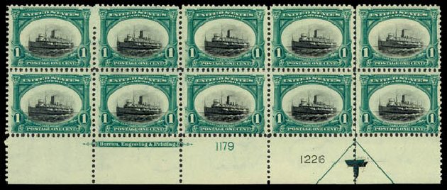 Cost of US Stamp Scott #294 - 1901 1c Pan American Exposition. Daniel Kelleher Auctions, Mar 2014, Sale 648, Lot 2213