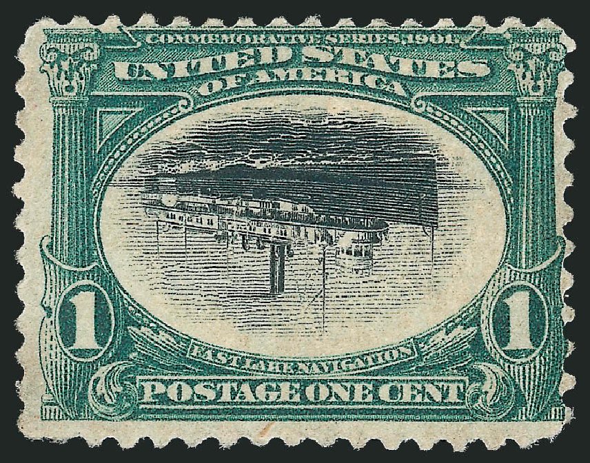 US Stamps Price Scott # 294: 1901 1c Pan American Exposition. Robert Siegel Auction Galleries, Dec 2012, Sale 1037, Lot 1953