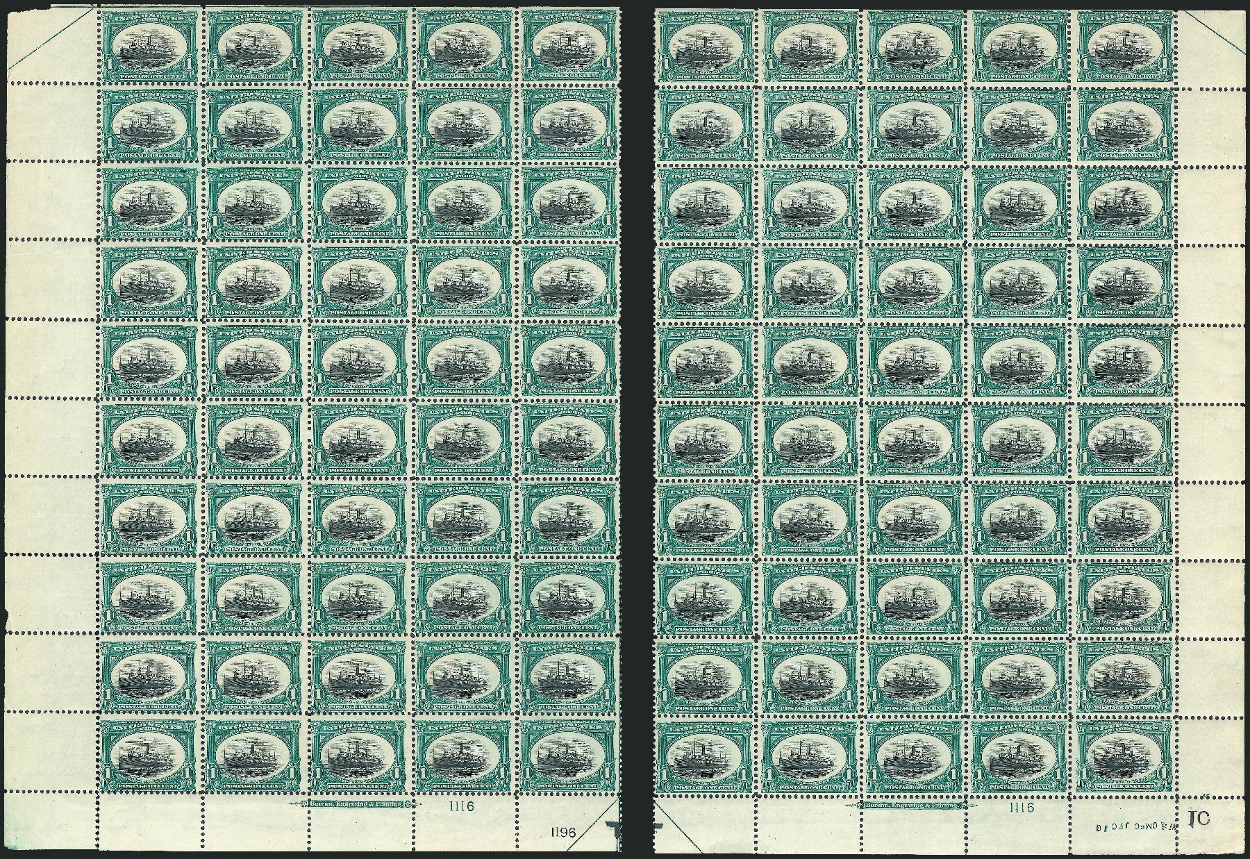 Price of US Stamps Scott Catalogue # 294 - 1901 1c Pan American Exposition. Robert Siegel Auction Galleries, Mar 2013, Sale 1040, Lot 1623