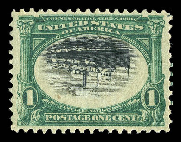 US Stamps Price Scott Catalogue #294 - 1901 1c Pan American Exposition. Matthew Bennett International, Sep 2012, Sale 346, Lot 776