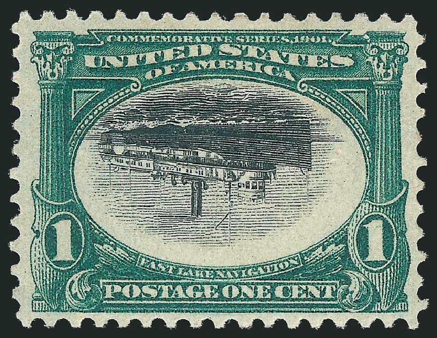 Costs of US Stamps Scott Catalog # 294: 1901 1c Pan American Exposition. Robert Siegel Auction Galleries, Oct 2011, Sale 1014, Lot 1706