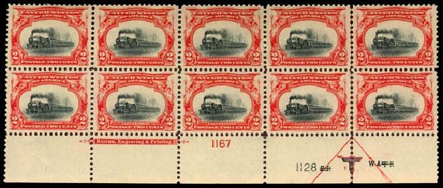 Costs of US Stamps Scott #295 - 2c 1901 Pan American Exposition. Daniel Kelleher Auctions, Apr 2013, Sale 636, Lot 247