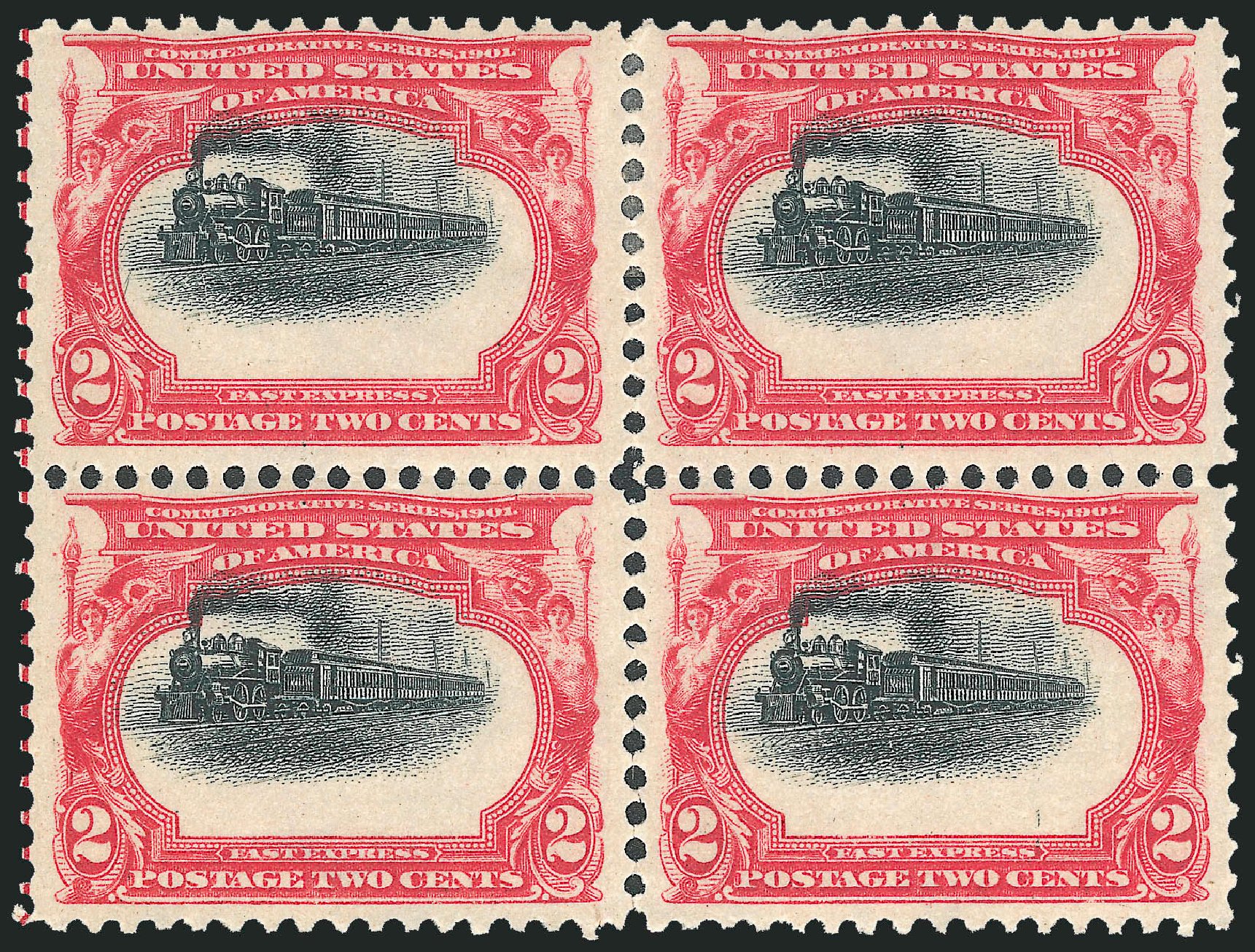Prices of US Stamp Scott Catalogue # 295 - 2c 1901 Pan American Exposition. Robert Siegel Auction Galleries, Oct 2011, Sale 1014, Lot 1687