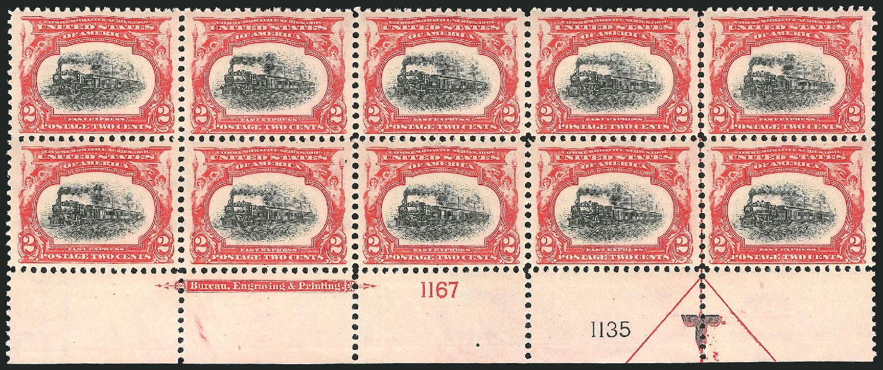 US Stamps Prices Scott # 295: 2c 1901 Pan American Exposition. Robert Siegel Auction Galleries, Mar 2013, Sale 1040, Lot 1627
