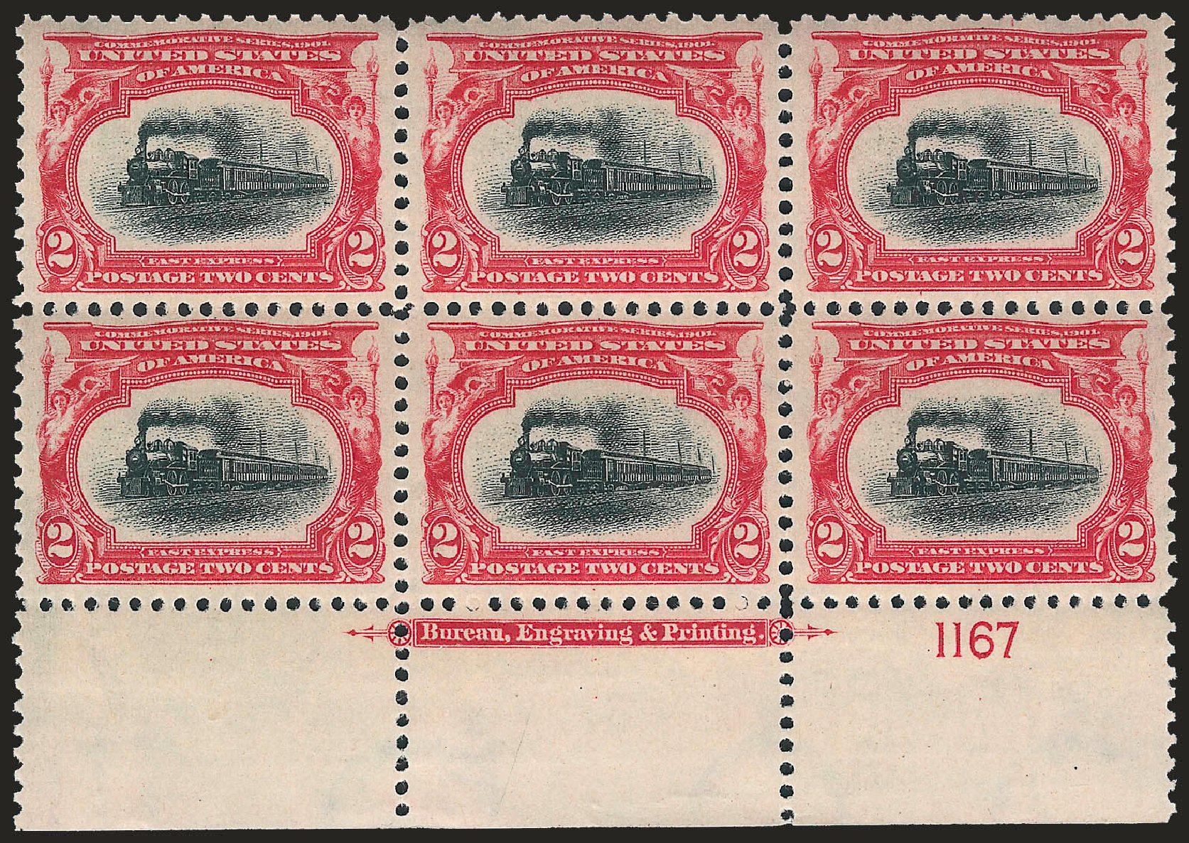 US Stamp Prices Scott Catalogue #295 - 2c 1901 Pan American Exposition. Robert Siegel Auction Galleries, Dec 2008, Sale 967, Lot 4497