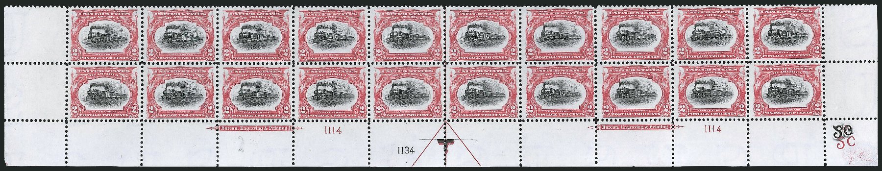 Prices of US Stamp Scott Catalog 295: 2c 1901 Pan American Exposition. Robert Siegel Auction Galleries, Apr 2009, Sale 971, Lot 1297