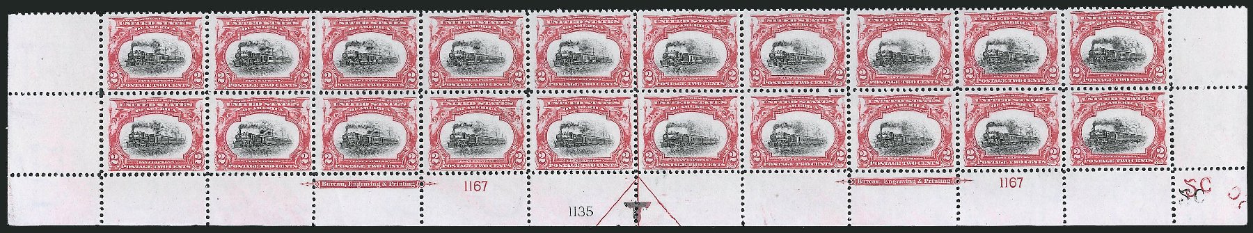 Values of US Stamps Scott Catalogue 295: 2c 1901 Pan American Exposition. Robert Siegel Auction Galleries, Apr 2009, Sale 971, Lot 1337