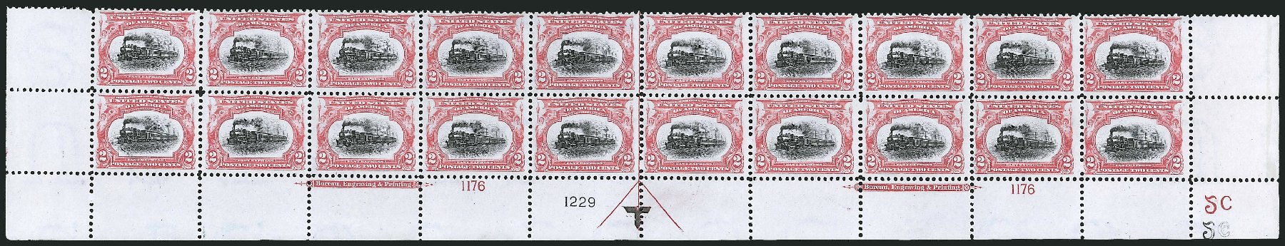 Costs of US Stamp Scott Catalog # 295 - 2c 1901 Pan American Exposition. Robert Siegel Auction Galleries, Apr 2009, Sale 971, Lot 1347