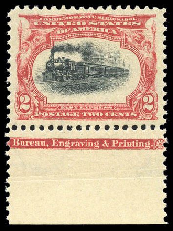 Costs of US Stamp Scott Cat. 295 - 2c 1901 Pan American Exposition. Matthew Bennett International, Sep 2010, Sale 333, Lot 3708
