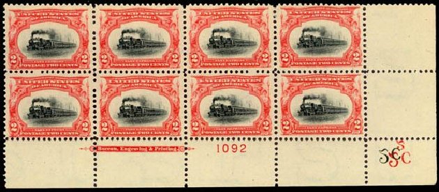 Price of US Stamp Scott Cat. #295 - 2c 1901 Pan American Exposition. Daniel Kelleher Auctions, Sep 2014, Sale 655, Lot 618