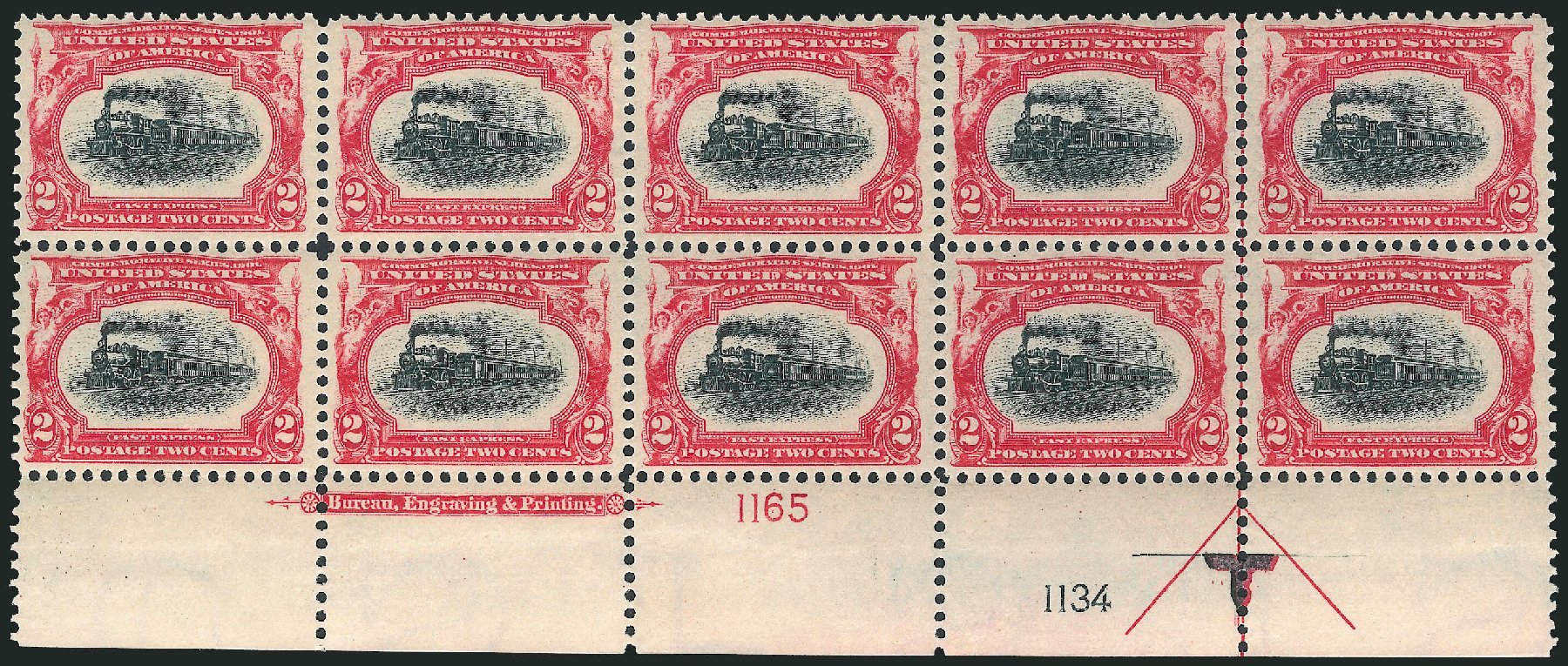 Prices of US Stamp Scott Cat. #295 - 2c 1901 Pan American Exposition. Robert Siegel Auction Galleries, Mar 2013, Sale 1040, Lot 1628