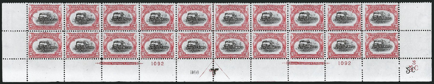 Costs of US Stamps Scott Catalog 295 - 1901 2c Pan American Exposition. Robert Siegel Auction Galleries, Apr 2009, Sale 971, Lot 1278