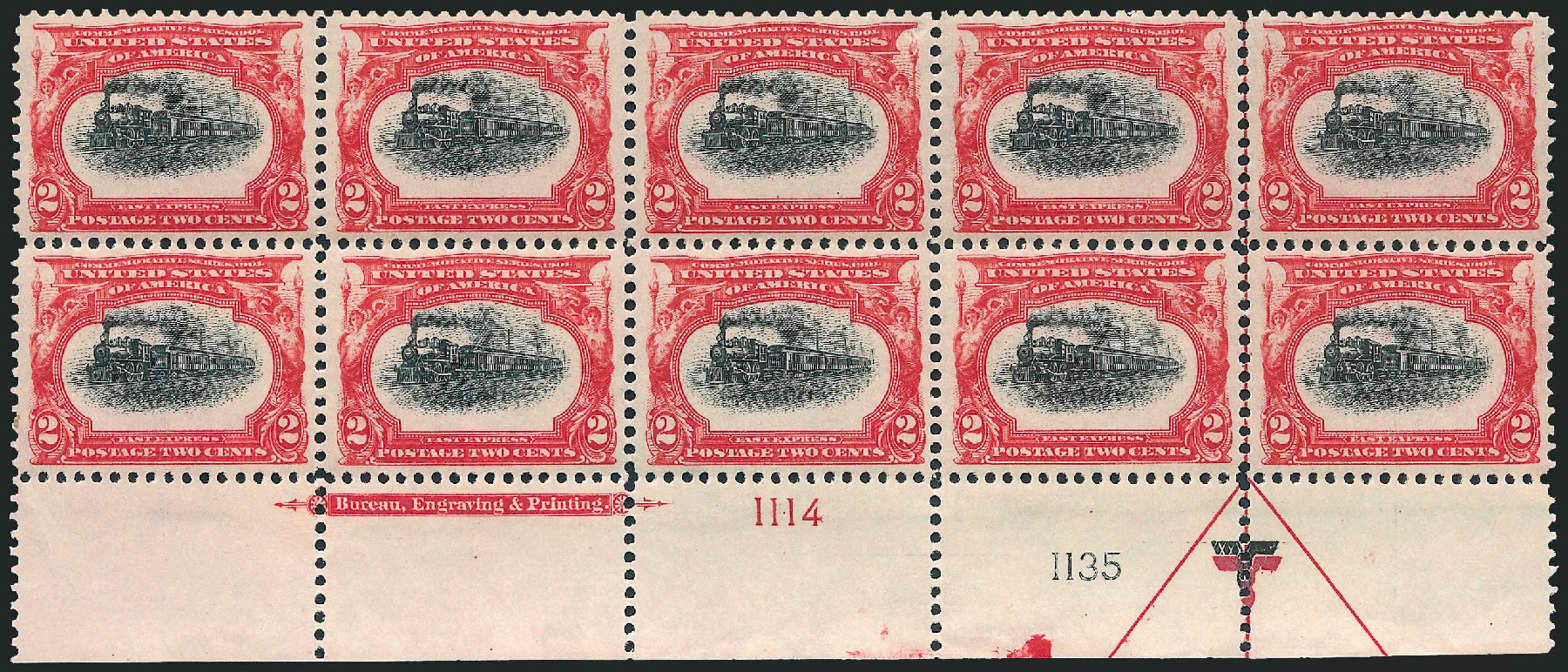 Prices of US Stamps Scott Catalog # 295 - 2c 1901 Pan American Exposition. Robert Siegel Auction Galleries, Apr 2009, Sale 971, Lot 1298