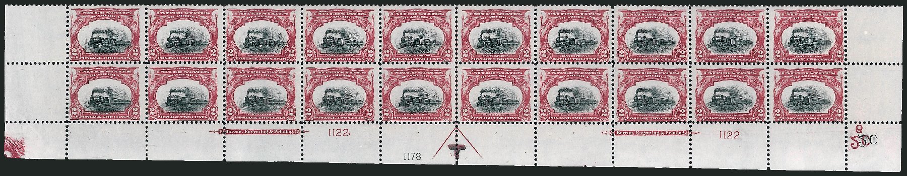 Value of US Stamps Scott Cat. # 295: 1901 2c Pan American Exposition. Robert Siegel Auction Galleries, Apr 2009, Sale 971, Lot 1318