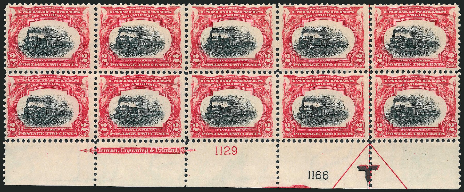 US Stamp Values Scott Catalogue # 295 - 2c 1901 Pan American Exposition. Robert Siegel Auction Galleries, Apr 2009, Sale 971, Lot 1328