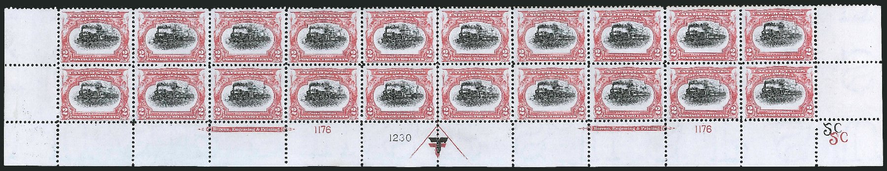 US Stamp Prices Scott #295 - 2c 1901 Pan American Exposition. Robert Siegel Auction Galleries, Apr 2009, Sale 971, Lot 1348