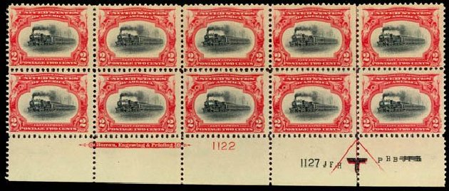 US Stamps Value Scott Catalog # 295 - 2c 1901 Pan American Exposition. Daniel Kelleher Auctions, Sep 2014, Sale 655, Lot 619