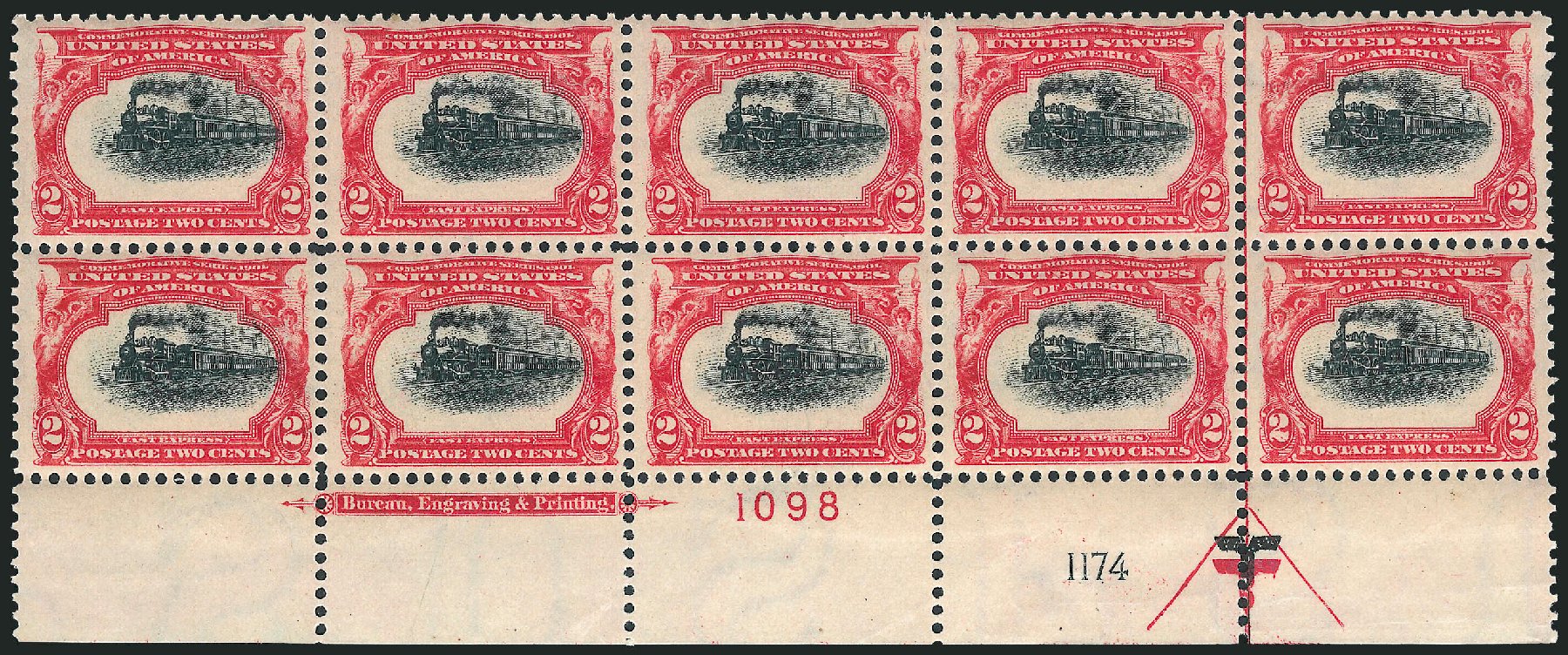 Cost of US Stamp Scott # 295: 2c 1901 Pan American Exposition. Robert Siegel Auction Galleries, Mar 2011, Sale 1007, Lot 2579