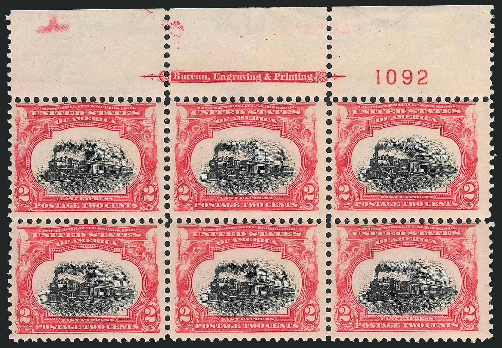 US Stamp Values Scott Cat. 295: 2c 1901 Pan American Exposition. Robert Siegel Auction Galleries, Jun 2012, Sale 1026, Lot 1359