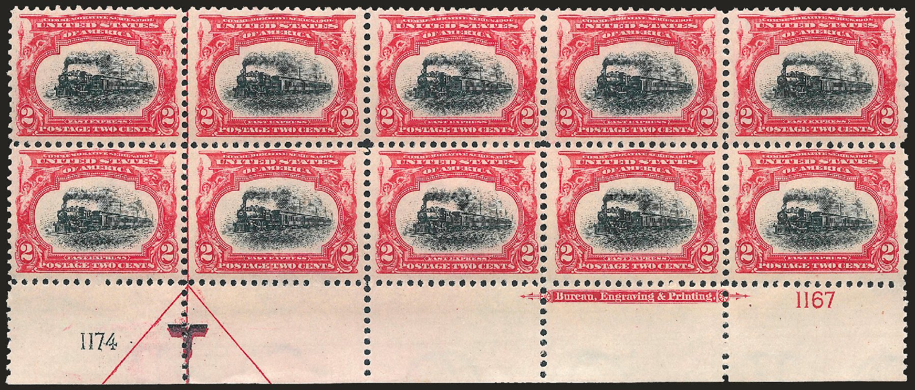 Price of US Stamps Scott # 295 - 1901 2c Pan American Exposition. Robert Siegel Auction Galleries, Dec 2008, Sale 967, Lot 4499