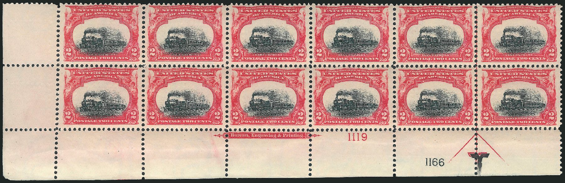 Value of US Stamp Scott Cat. 295 - 1901 2c Pan American Exposition. Robert Siegel Auction Galleries, Apr 2009, Sale 971, Lot 1309