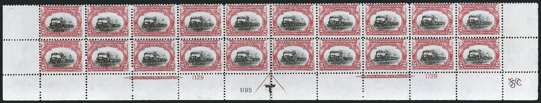Cost of US Stamp Scott Catalog # 295: 1901 2c Pan American Exposition. Robert Siegel Auction Galleries, Apr 2009, Sale 971, Lot 1329