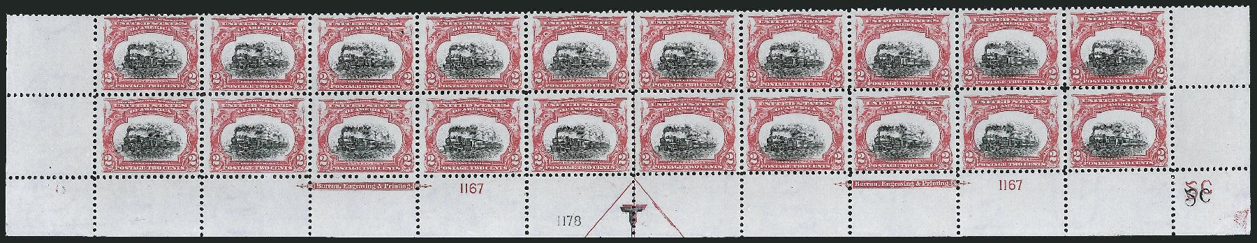 US Stamp Values Scott 295: 2c 1901 Pan American Exposition. Robert Siegel Auction Galleries, Apr 2009, Sale 971, Lot 1339