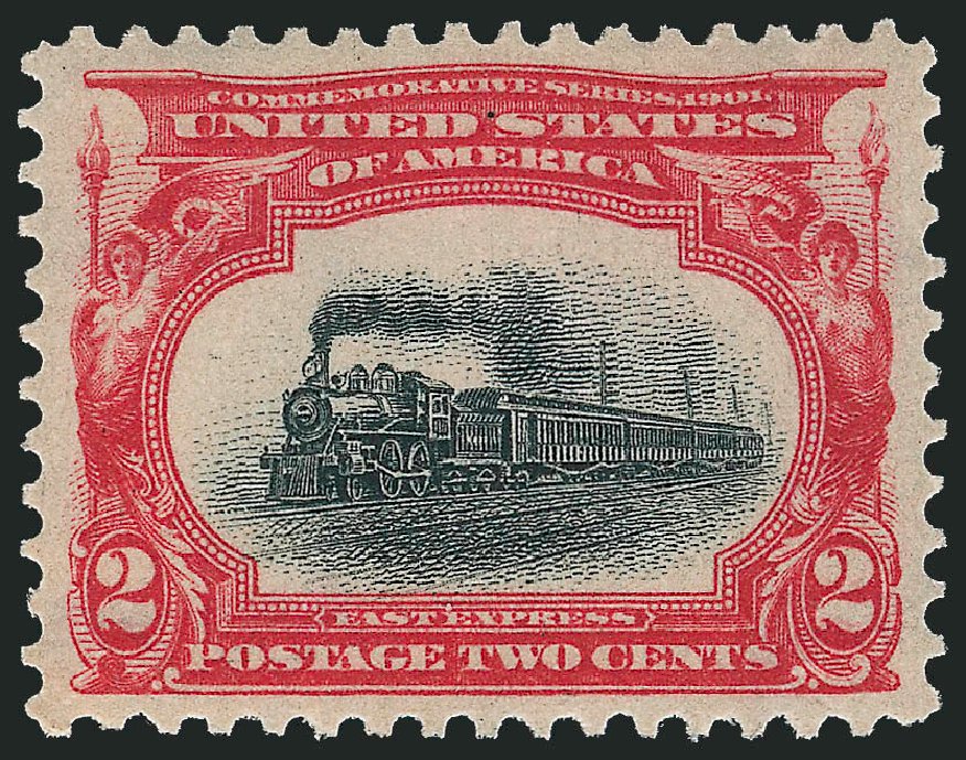 Value of US Stamp Scott 295: 1901 2c Pan American Exposition. Robert Siegel Auction Galleries, Oct 2010, Sale 997, Lot 5829