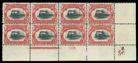 US Stamps Values Scott Cat. 295 - 1901 2c Pan American Exposition. Matthew Bennett International, Dec 2007, Sale 324, Lot 1170