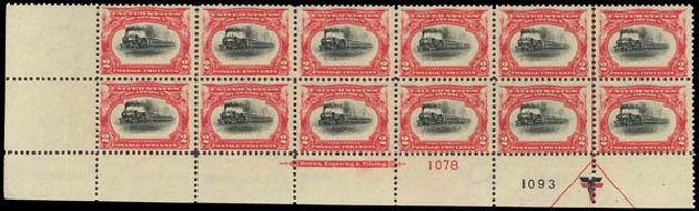 Price of US Stamp Scott Catalog # 295: 1901 2c Pan American Exposition. Daniel Kelleher Auctions, Aug 2012, Sale 631, Lot 1040