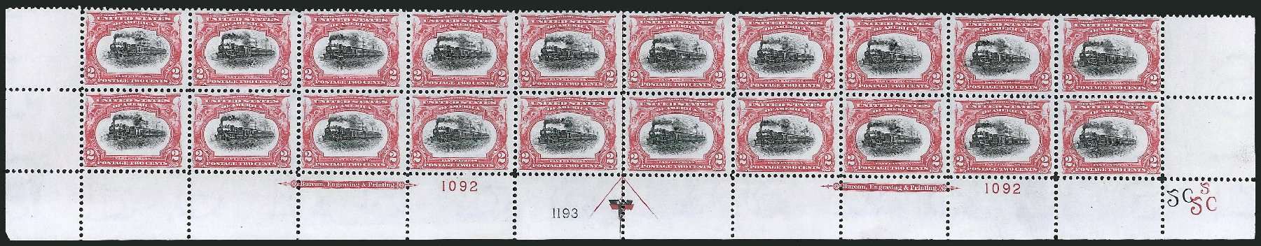 US Stamp Value Scott Catalogue 295: 1901 2c Pan American Exposition. Robert Siegel Auction Galleries, Apr 2009, Sale 971, Lot 1280
